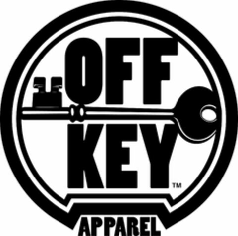OFF KEY APPAREL Logo (USPTO, 20.09.2009)