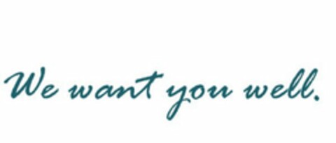 WE WANT YOU WELL. Logo (USPTO, 23.04.2010)