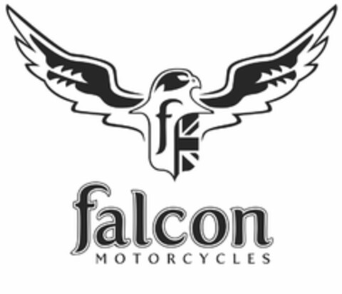 F FALCON MOTORCYCLES Logo (USPTO, 26.06.2010)