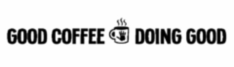 GOOD COFFEE DOING GOOD Logo (USPTO, 13.12.2010)