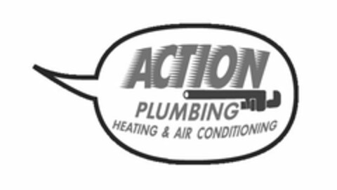 ACTION PLUMBING HEATING & AIR CONDITIONING Logo (USPTO, 01/18/2011)