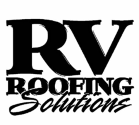 RV ROOFING SOLUTIONS Logo (USPTO, 08.06.2011)