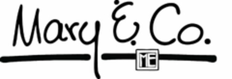 MARY & CO. ME Logo (USPTO, 29.08.2011)