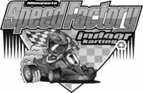 MINNESOTA SPEED FACTORY INDOOR KARTING ELECTRIC 1 Logo (USPTO, 01.09.2011)