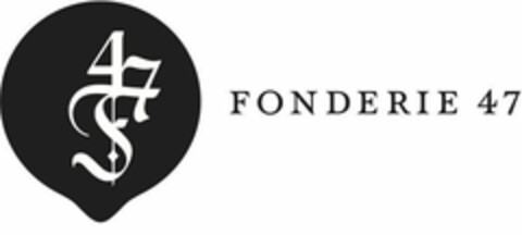 F 47 FONDERIE 47 Logo (USPTO, 11/07/2011)