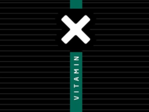 X VITAMIN Logo (USPTO, 08/21/2012)