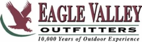 EAGLE VALLEY OUTFITTERS 10,000 YEARS OF OUTDOOR EXPERIENCE Logo (USPTO, 16.11.2012)