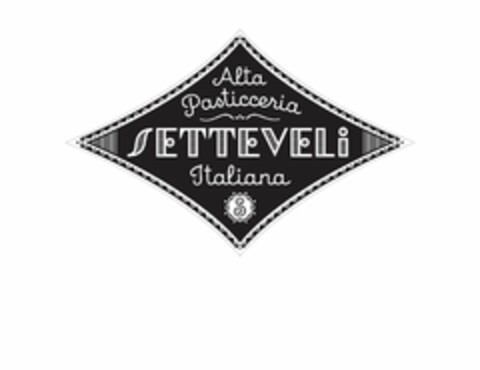 SETTEVELI ALTA PASTICCERIA ITALIANA Logo (USPTO, 11/20/2012)