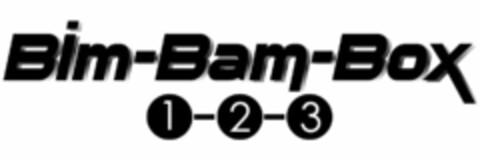 BIM-BAM-BOX 1-2-3 Logo (USPTO, 21.06.2013)