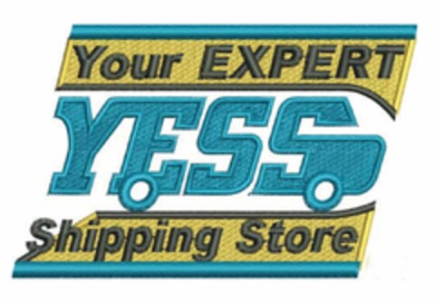 YESS YOUR EXPERT SHIPPING STORE Logo (USPTO, 07/26/2013)