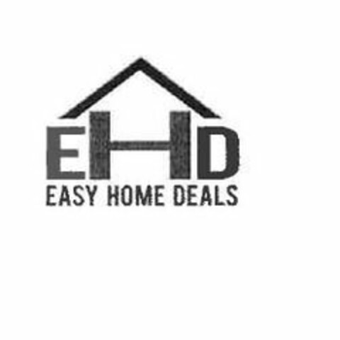 EHD EASY HOME DEALS Logo (USPTO, 04/11/2014)