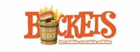 BUCKETS GREAT WOLF LODGE INCREDIBLE CRAVEABLES Logo (USPTO, 14.04.2014)