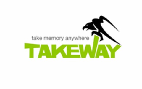 TAKE MEMORY ANYWHERE TAKEWAY Logo (USPTO, 12/02/2014)