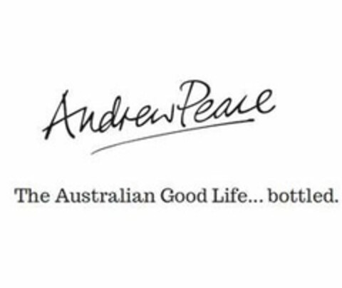 ANDREW PEACE THE AUSTRALIAN GOOD LIFE...BOTTLED Logo (USPTO, 07.07.2015)