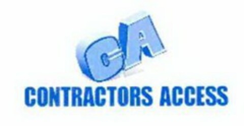 CA CONTRACTORS ACCESS Logo (USPTO, 09/02/2015)