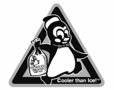 PENGUIN BRAND DRY ICE COOLER THAN ICE! Logo (USPTO, 03/04/2016)