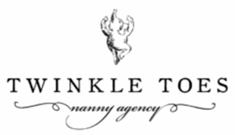 TWINKLE TOES NANNY AGENCY Logo (USPTO, 14.04.2016)