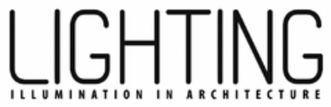 LIGHTING ILLUMINATION IN ARCHITECTURE Logo (USPTO, 28.04.2016)