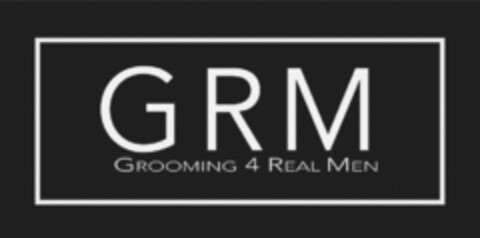 GRM GROOMING 4 REAL MEN Logo (USPTO, 02/28/2017)