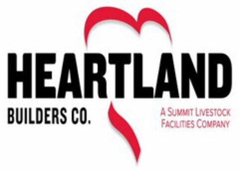 HEARTLAND BUILDERS CO. A SUMMIT LIVESTOCK FACILITIES COMPANY Logo (USPTO, 03/30/2017)