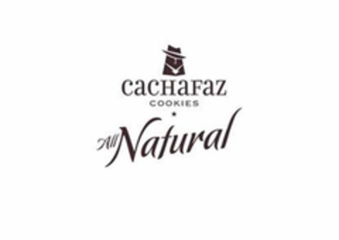CACHAFAZ COOKIES ALL NATURAL Logo (USPTO, 04/04/2017)