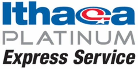 ITHACA PLATINUM EXPRESS SERVICE Logo (USPTO, 01.10.2019)