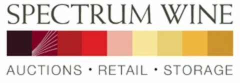 SPECTRUM WINE AUCTIONS · RETAIL · STORAGE Logo (USPTO, 19.03.2020)
