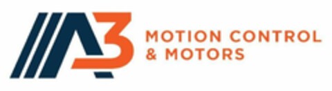 A3 MOTION CONTROL & MOTORS Logo (USPTO, 06/11/2020)