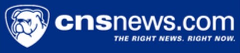 CNSNEWS.COM THE RIGHT NEWS, RIGHT NOW. Logo (USPTO, 31.08.2020)
