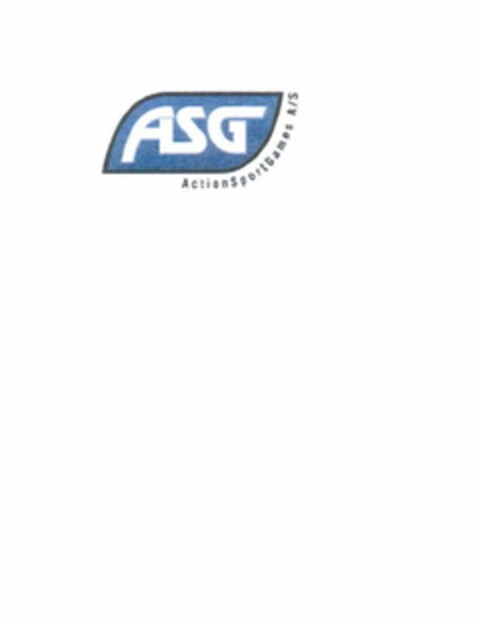 ASG ACTIONSPORTGAMES A/S Logo (USPTO, 10.03.2009)