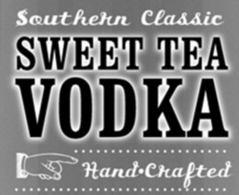 SOUTHERN CLASSIC SWEET TEA VODKA HAND·CRAFTED Logo (USPTO, 29.04.2010)