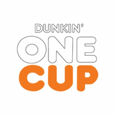 DUNKIN' ONE CUP Logo (USPTO, 07/06/2010)