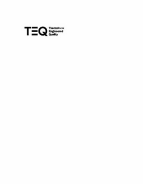 TEQ THERMOFORM ENGINEERED QUALITY Logo (USPTO, 05/11/2011)