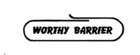 WORTHY BARRIER Logo (USPTO, 12.07.2011)