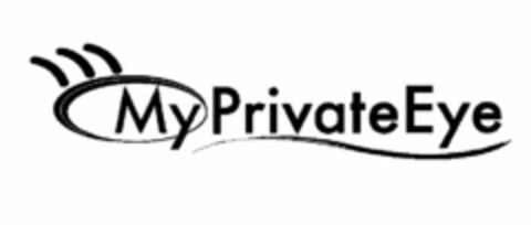 MY PRIVATE EYE Logo (USPTO, 11/16/2011)