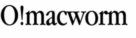 O! AND MACWORM Logo (USPTO, 23.03.2012)