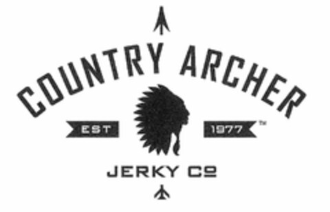 COUNTRY ARCHER JERKY CO EST 1977 Logo (USPTO, 02.07.2012)