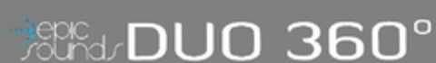 EPIC SOUNDS DUO 360 Logo (USPTO, 10/24/2013)