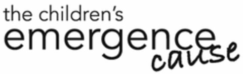 THE CHILDREN'S EMERGENCE CAUSE Logo (USPTO, 17.01.2014)
