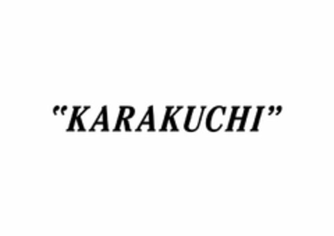 "KARAKUCHI" Logo (USPTO, 05.03.2014)