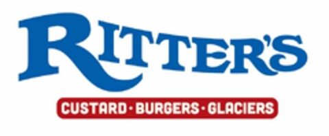 RITTER'S CUSTARD · BURGERS · GLACIERS Logo (USPTO, 15.04.2014)