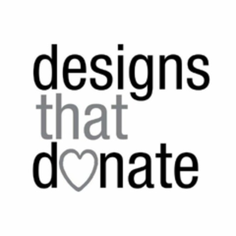 DESIGNS THAT DONATE Logo (USPTO, 05.01.2015)