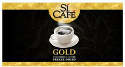 SI CAFE GOLD COLOMBIAN COFFEE FREEZE DRIED Logo (USPTO, 09/10/2015)