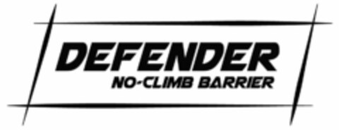 DEFENDER NO-CLIMB BARRIER Logo (USPTO, 01/11/2016)