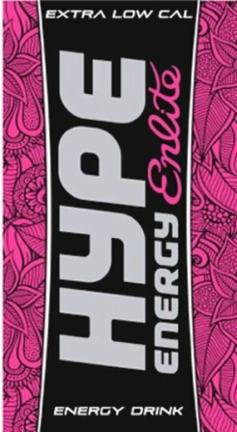 HYPE ENERGY ENLITE EXTRA LOW CAL ENERGYDRINK Logo (USPTO, 10.02.2016)