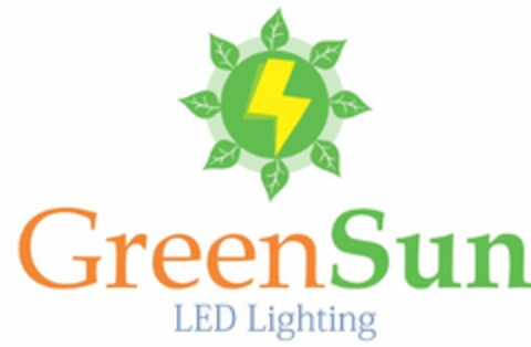 GREENSUN LED LIGHTING Logo (USPTO, 05/31/2016)