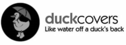 DUCKCOVERS LIKE WATER OF A DUCK'S BACK Logo (USPTO, 21.03.2017)