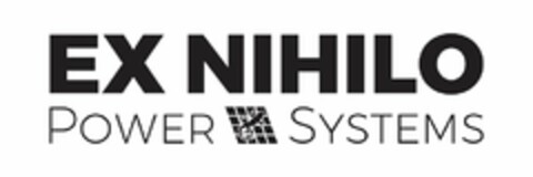EX NIHILO POWER SYSTEMS Logo (USPTO, 29.01.2018)