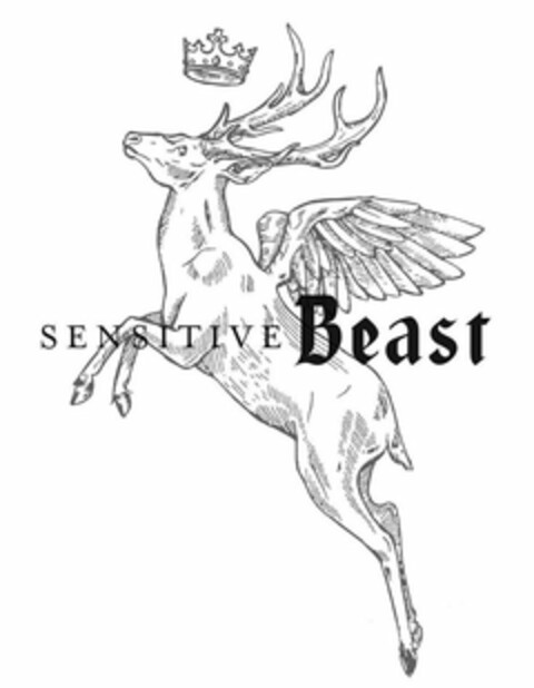 SENSITIVE BEAST Logo (USPTO, 03/19/2018)