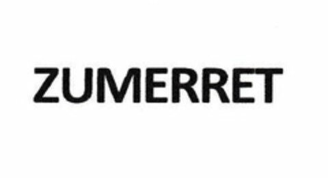 ZUMERRET Logo (USPTO, 05/10/2018)